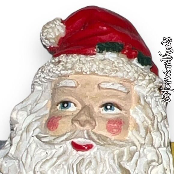 Vintage Santa Claus Brooch - Festive Holiday Cheer - Picture 10 of 11